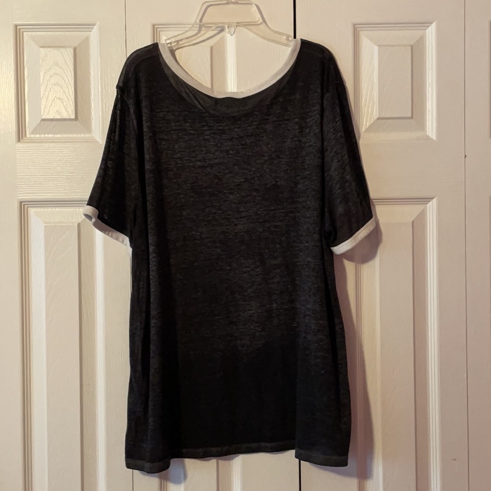 B&W Ringer Tshirt - Picture 4 of 4